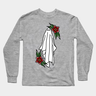 American Traditional Ghost Long Sleeve T-Shirt